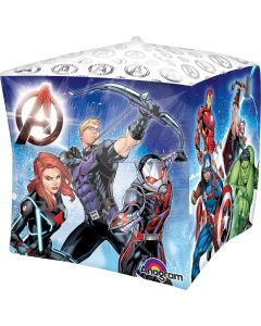 Ballon cube Avengers 38 cm x 38 cm 1