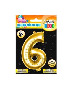 ballon chiffre 6