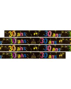 Bannière Anniversaire 30 ans - noir