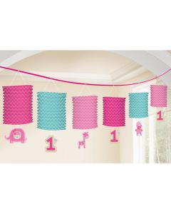 Guirlande de lanternes 1 an fille
