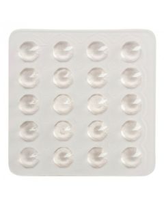 20 Diamants sucre gélatine - transparent