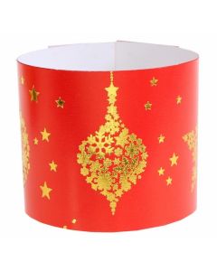 Rond de serviette « Flocon » - Rouge