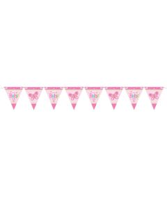 Guirlande de fanions Baby Shower fille