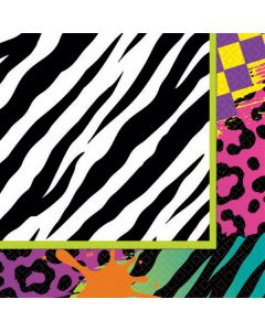 16 serviettes années 80