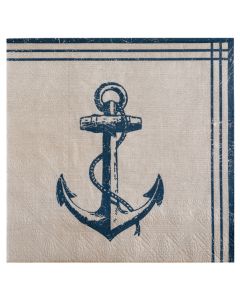 20 serviettes bord de mer