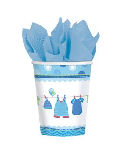 8 gobelets vêtements bébé pour garçon