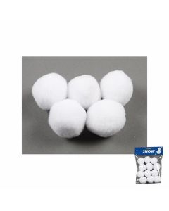 Boules de neige déco - 4 cm
