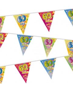 Guirlande à fanions 60 ans