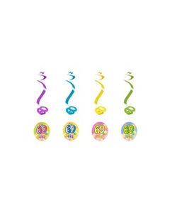 4 suspensions spirales 60 ans
