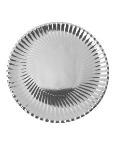 Assiette Carton Métallisée or ou argent x 10