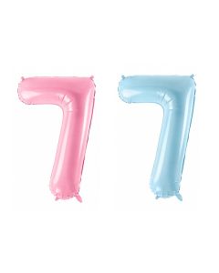 Ballon chiffre 7 - 86 cm - couleur au choix