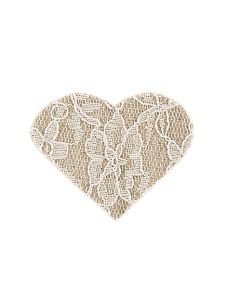 24 Cœurs en dentelle