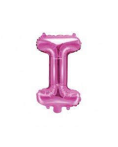 Ballon rose lettre I - 36 cm
