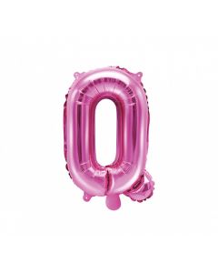Ballon rose lettre Q - 36 cm