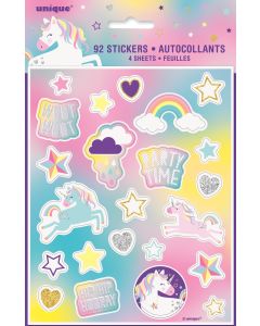 92 stickers autocollants licorne