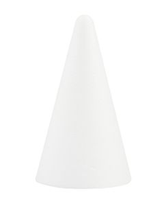 2 cônes en polystyrène - 7 cm x 12.5 cm