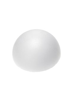 Demi sphère en polystyrène - 14 cm