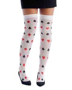 Bas blancs impression carte