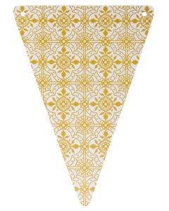 5 fanions gypsy moutarde