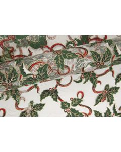 Rouleau organza houx - 30 cm x 5 m