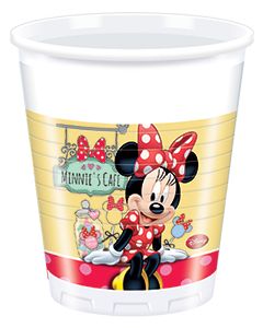 Lot 8 gobelets anniversaire Minnie Café