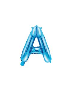 Ballon bleu lettre A - 36 cm