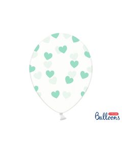 Ballon de baudruche coeur Heart Menthe