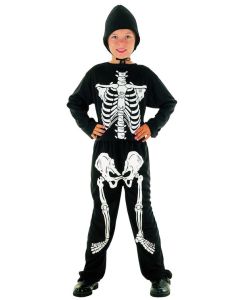 Déguisement enfant combinaison squelette - Taille 4/6 ans