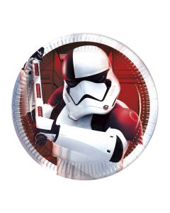 8 assiettes en carton The Last Jedi pas chères