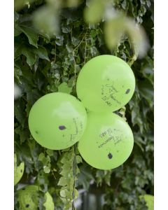 8 ballons Joyeux anniversaire 18 ans - vert