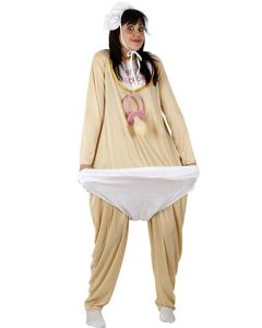 Déguisement de bébé glouton pour femme