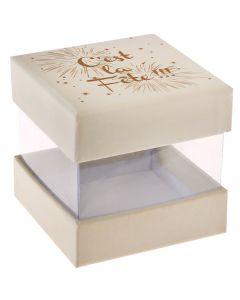 Contenant dragées C'est la Fete x 4