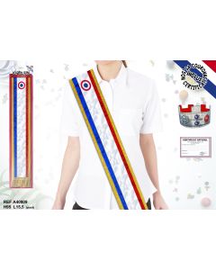 Écharpe Tricolore vierge 