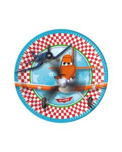 8 assiettes planes