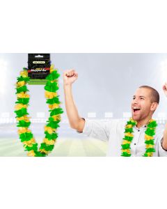 Collier de fleurs – Supporters en vert et jaune