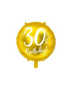 Ballon 30 ans or 