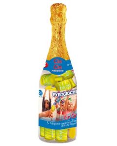 Bouteille de 20 canons de cotillons multicolores