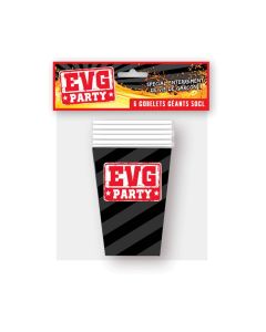 6 gobelets - Enterrement de vie de garçon