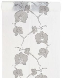 Chemin de table orchidées blanc