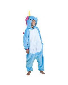 déguisement kigurumi licorne bleu 