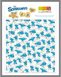 Lot de 6 feuilles Schtroumpfs