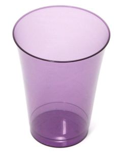 10 gobelets violets réutilisables - 20 cl
