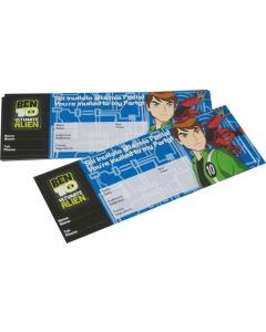 Invitation Ben 10 pas cher - Anniversaire Ben 10 à prix discount