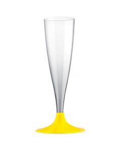 flûtes champagne jaune citron