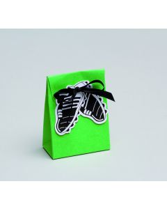 Lot 10 pochons à dragées Chaussures de Football 3 cm x 7,5 cm x 5,5 cm