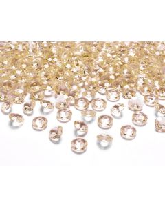 Diamant rond or  x 100 - Ø 1,2 cm