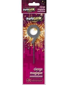 Cierge magique chiffre 9 à prix discount