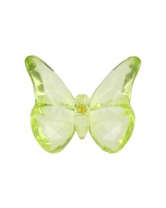 10 Perles papillons verts