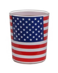 Photophore drapeau américain