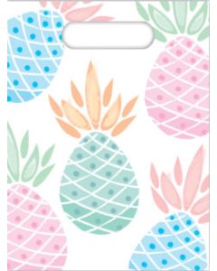 6 sacs de fete ananas colorés